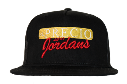 "El Precio De Los Jordan" Black Trucker Cap