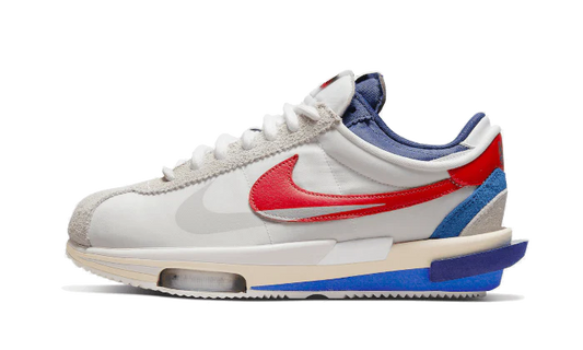 Zoom Cortez SP sacai White University Red Blue