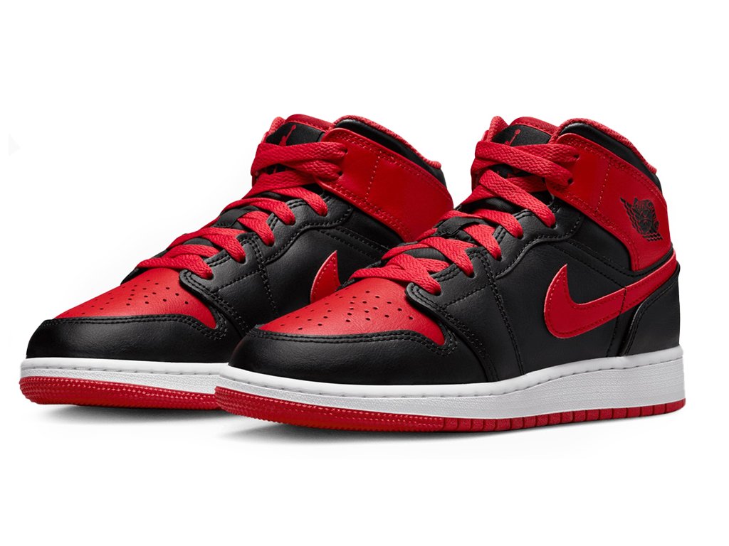 Air Jordan 1 Mid Alternate Bred (2022) (PS)