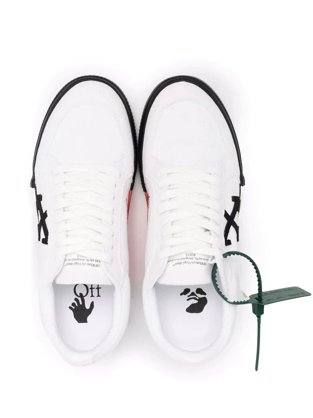 OFF-WHITE Vulc Low Canvas White Black SS22