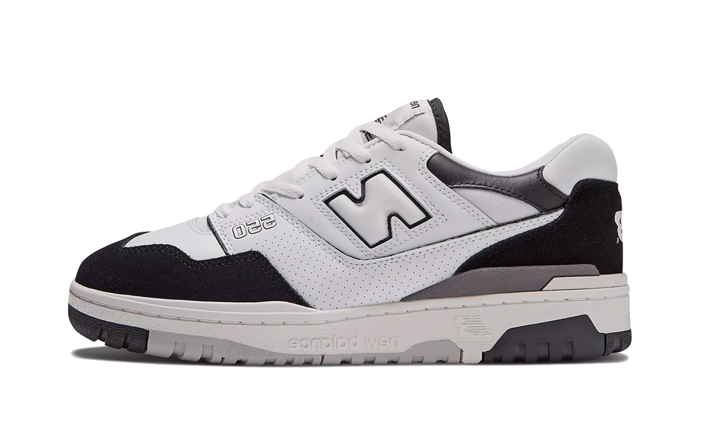 New Balance 550 White Black Rain Cloud