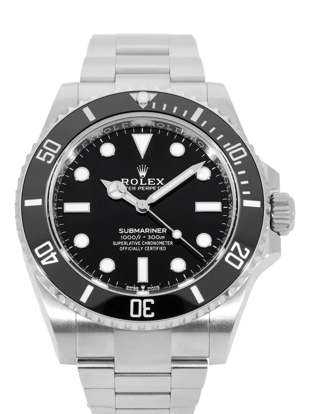 Rolex submariner no date black dial Naked