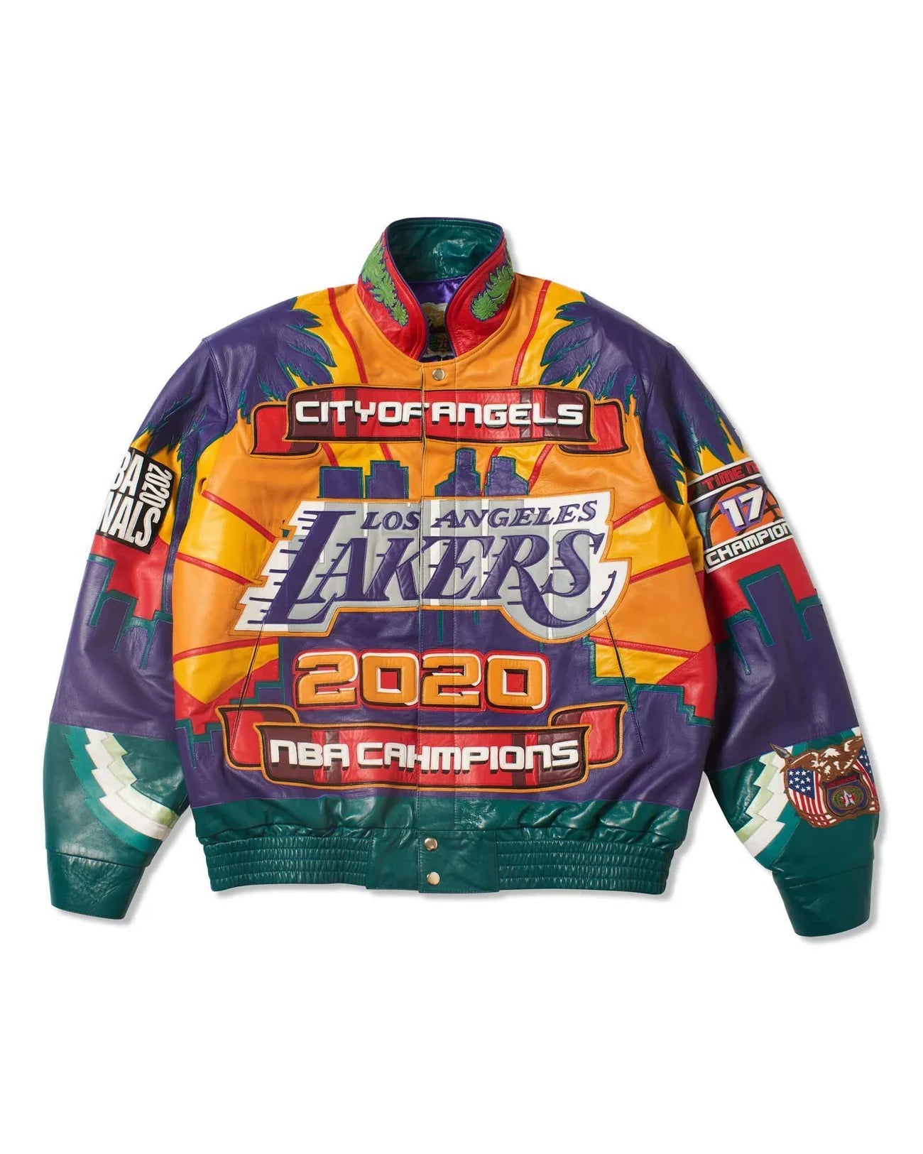 LOS ANGELES LAKERS 2020 CHAMPIONSHIP GENUINE LEATHER JACKET