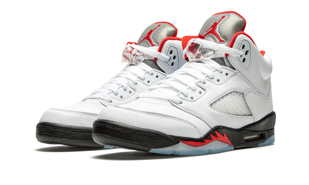 Air Jordan 5 Retro Fire Red Silver Tongue (2020) SEMINUEVO