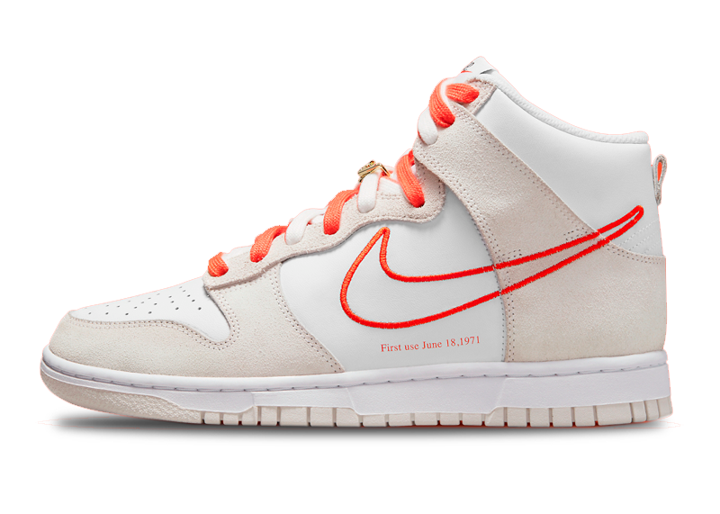 Dunk High First Use White Sail Orange (W)