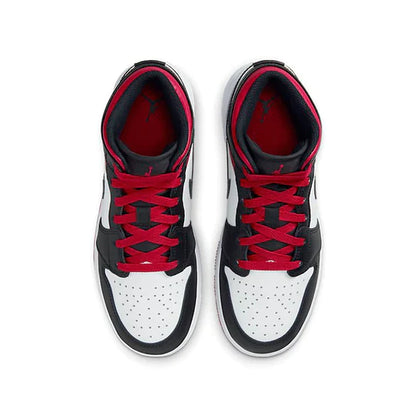 Air Jordan 1 Mid Gym Red Black Toe (GS)