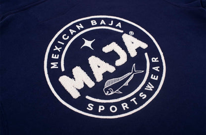 Sudadera Maja Emblema Azul Marino