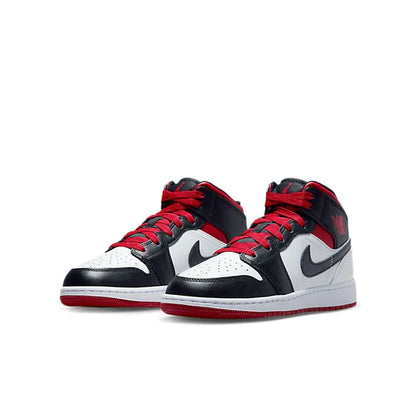 Air Jordan 1 Mid Gym Red Black Toe (GS)