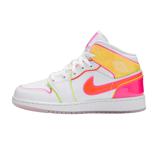 Air Jordan 1 Mid Edge Glow (GS)