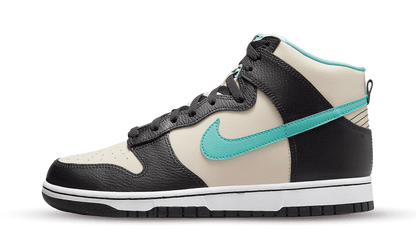 Nike Dunk High EMB Beige Black Washed Teal (GS)