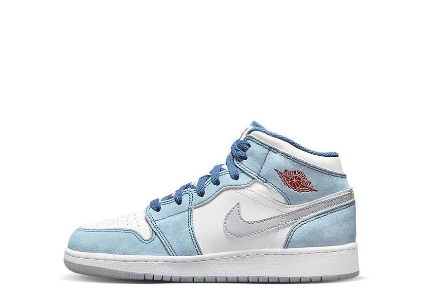 Air Jordan 1 Mid SE French Blue Light Steel (GS)