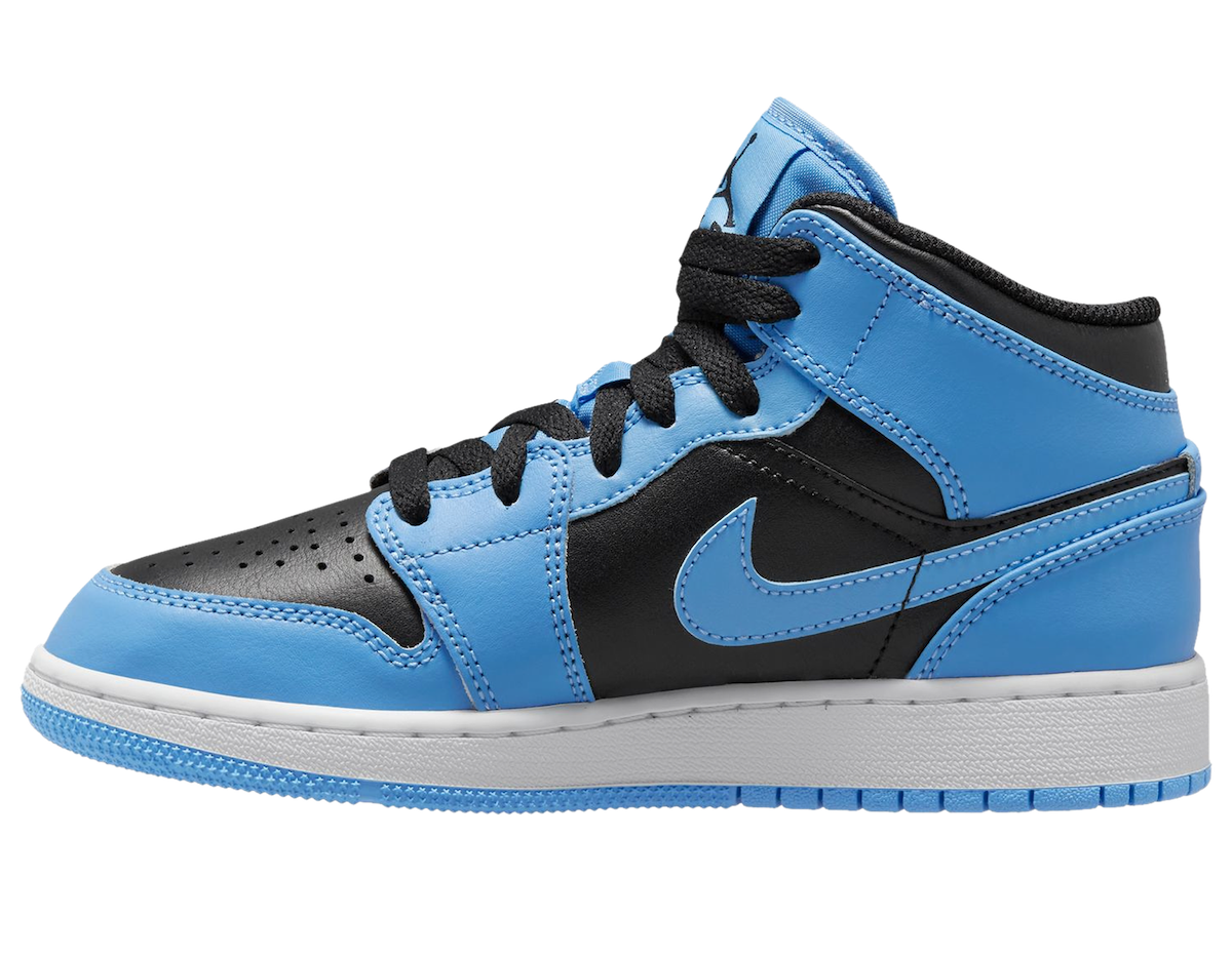 Air Jordan 1 Mid University Blue Black