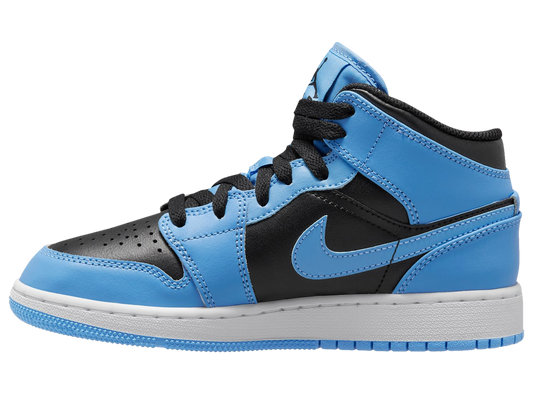 Air Jordan 1 Mid University Blue Black