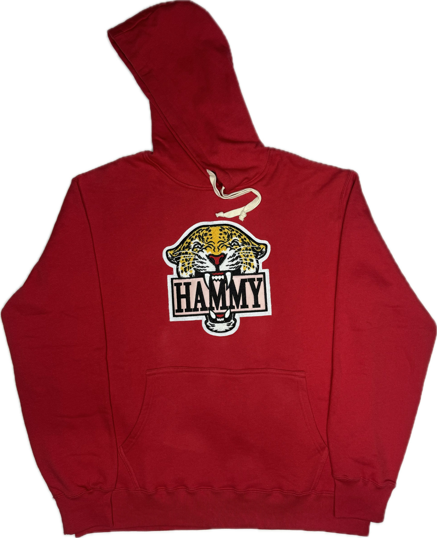 JEFF HAMITLON TIGER HAMMY PATCH RED HOODIE