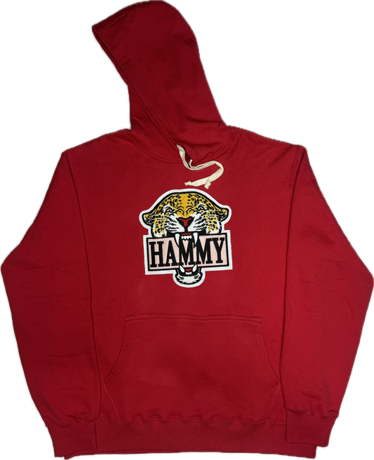 JEFF HAMITLON TIGER HAMMY PATCH RED HOODIE