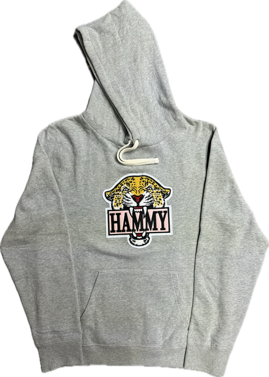 JEFF HAMITLON TIGER HAMMY PATCH GREY HOODIE