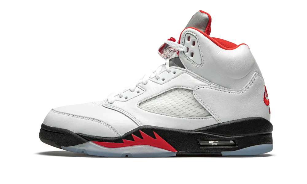 Air Jordan 5 Retro Fire Red Silver Tongue (2020) SEMINUEVO