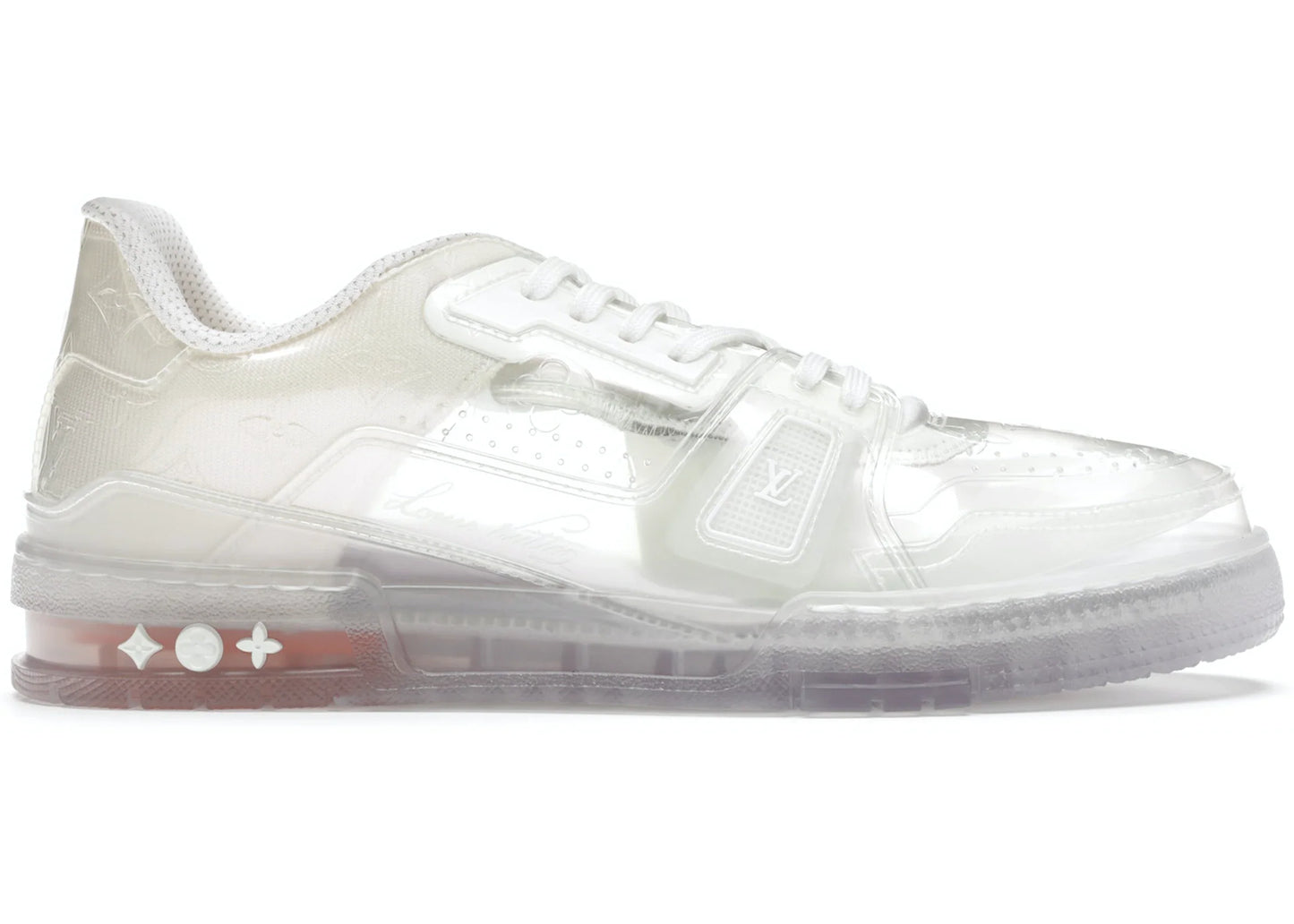 Louis Vuitton Trainer White Transparent