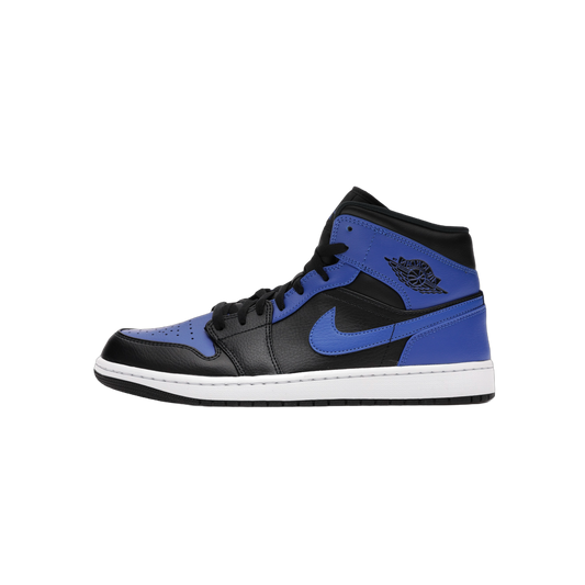 Air Jordan 1 Mid Hyper Royal Tumbled Leather