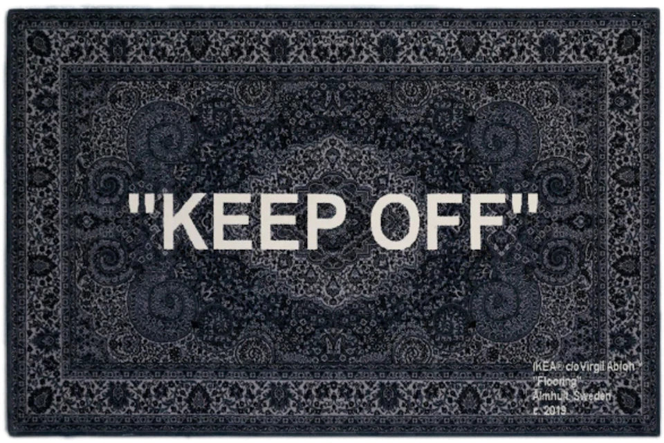 Virgil Abloh x IKEA "KEEP OFF" Rug 200x300 CM