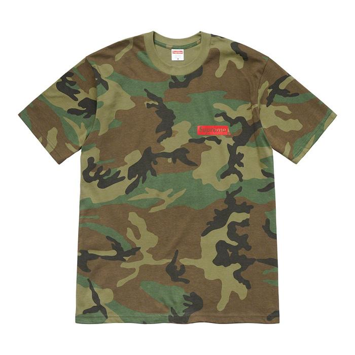 Supreme Spiral Tee Woodland Camo