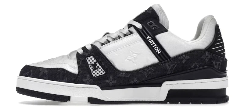 Louis Vuitton LV Trainer Denim White Black