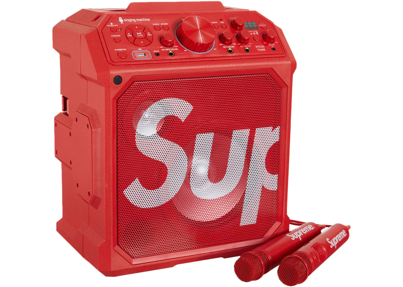 Supreme Singing Machine Red