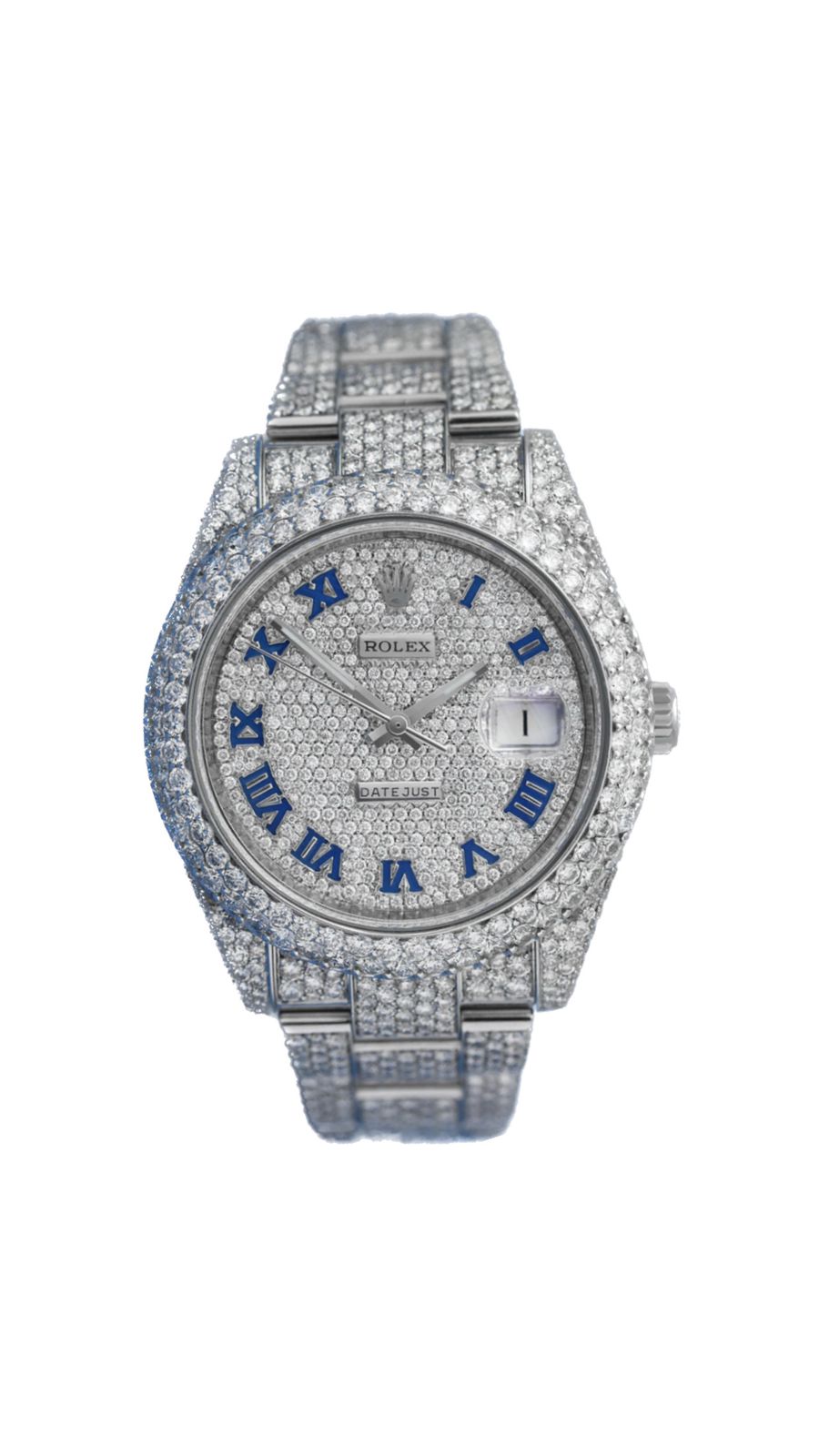 Rolex Datejust Roman Numerals Full Diamond