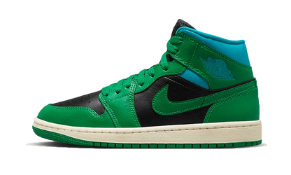 Air Jordan 1 Mid Lucky Green Aquatone (W)