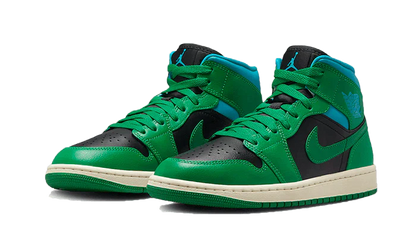 Air Jordan 1 Mid Lucky Green Aquatone (W)