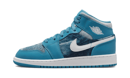 Air Jordan 1 Mid Washed Denim (GS)