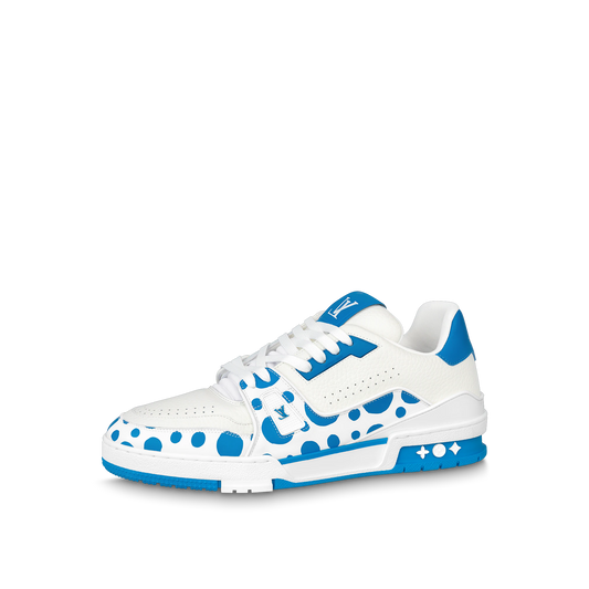 Louis Vuitton x Yayoi Kusama Trainer White Blue