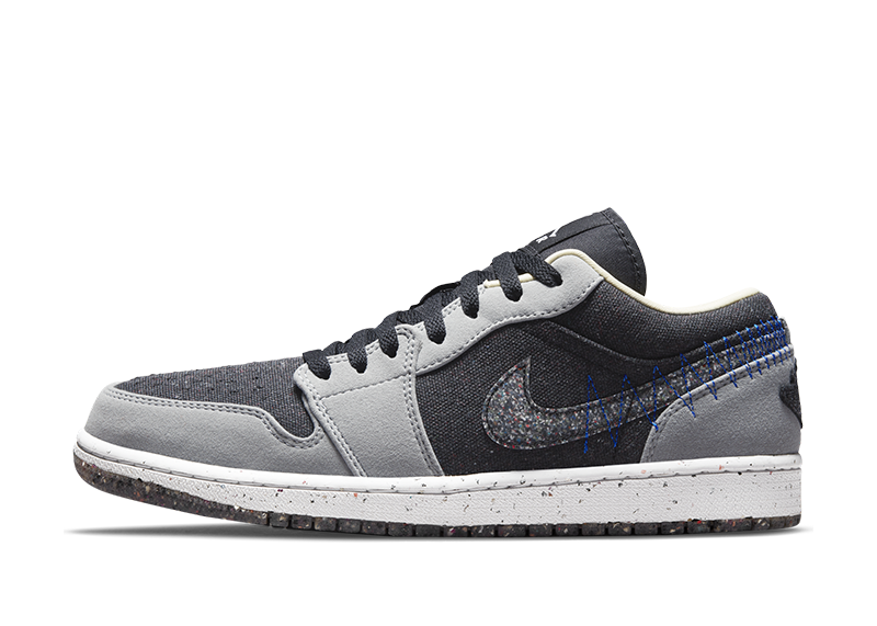 Air Jordan 1 Low Crater Black Grey