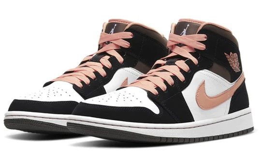 Air Jordan 1 Mid Peach Mocha (W)