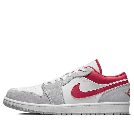 Air Jordan 1 Low Light Smoke Grey Gym Red (GS)