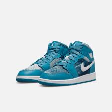 Air Jordan 1 Mid Washed Denim (GS)