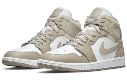 Air Jordan 1 Mid Linen SEMINUEVO NO BOX