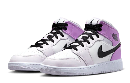 Air Jordan 1 Mid Barely Grape (PS)