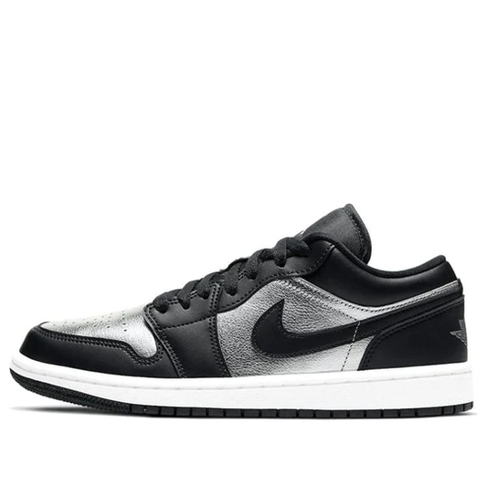 Air Jordan 1 Low SE Black Metallic Silver (W)