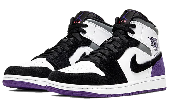 Air Jordan 1 Mid SE Purple (GS)