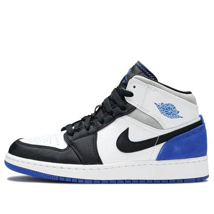 Air Jordan 1 Mid White Black Royal