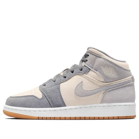 Air Jordan 1 Mid Coconut Milk Particle Grey