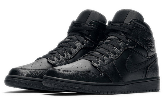 Air Jordan 1 Mid Triple Black (2022)