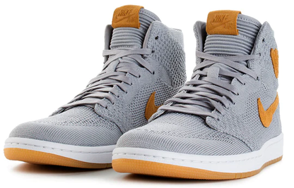 Air Jordan 1 Retro High Flyknit Wolf Grey