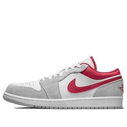 Air Jordan 1 Low Light Smoke Grey Gym Red