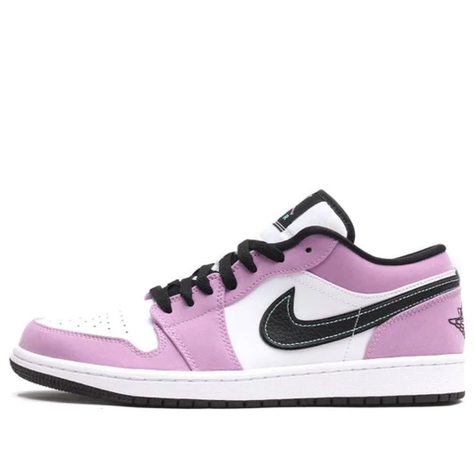 Air Jordan 1 Low SE Violet Shock White Black (GS)