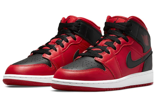 Air Jordan 1 Mid Reverse Bred (GS)