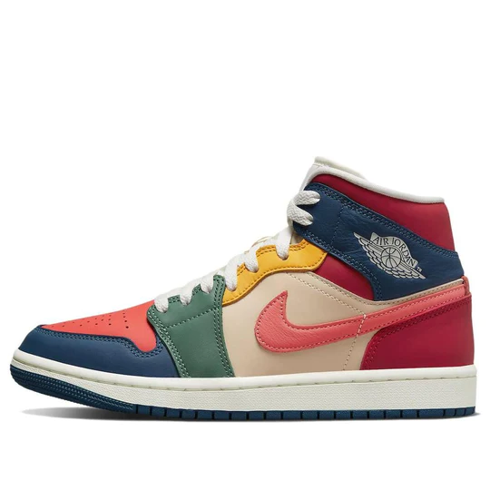 Air Jordan 1 Mid SE Multi Color (2022) (W)