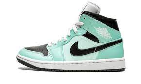 Air Jordan 1 Mid Aqua Blue Tint (W)