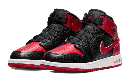 Air Jordan 1 Mid Bred Text (GS)